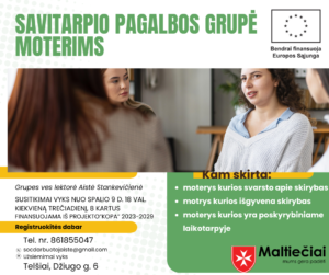 Savitarpio pagalbos grupė moterims