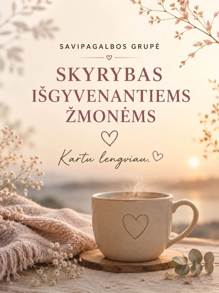Savipagalba po skyrybų